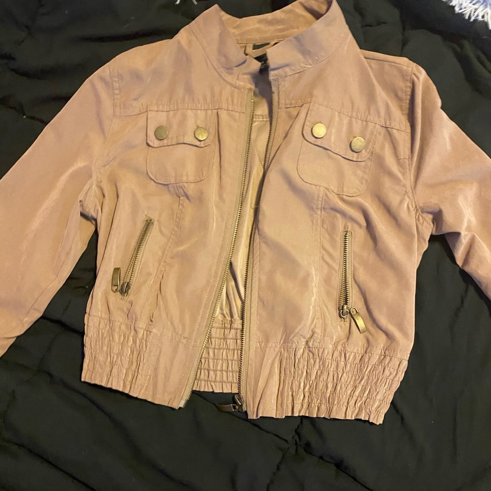 Tan light-weight jacket